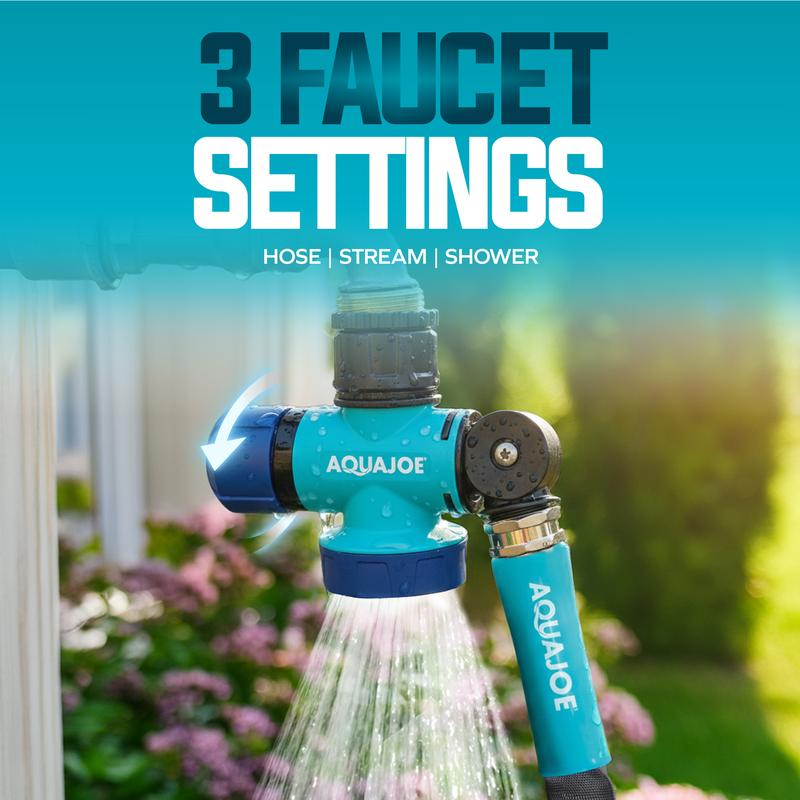 360° Rotating Garden Hose Tap Connector