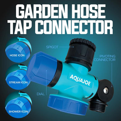 360° Rotating Garden Hose Tap Connector