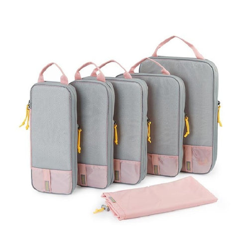 Compression Packing Cubes Set for Travel Luggage