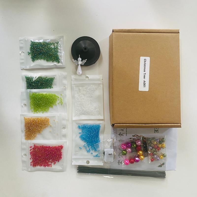 DIY Beaded Christmas Tree Craft Kit